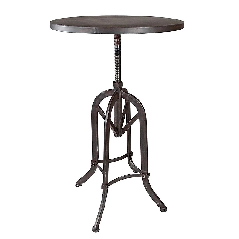 Design Toscano 25.5" Industrial Revolution Adjustable Height Side Table