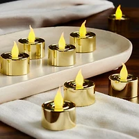 Gold Flameless Tealights By Ashland®