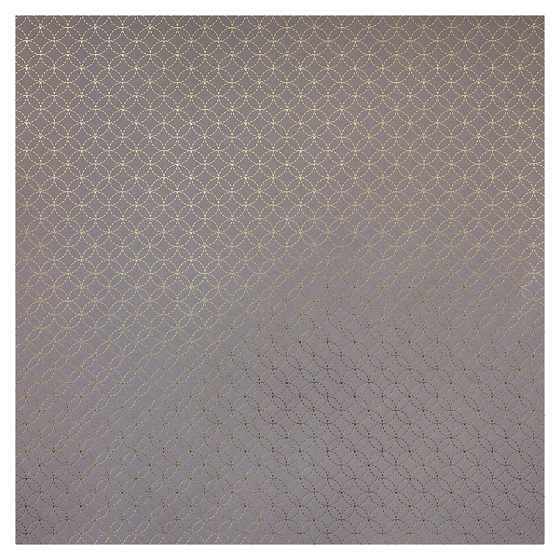 Black with Gold Circles Paper by Recollections™, 12" x 12"