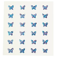 Blue & Pink Iridescent Butterfly Bling Stickers By Recollections™