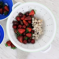 Martha Stewart 5qt. White Enamel on Steel Colander