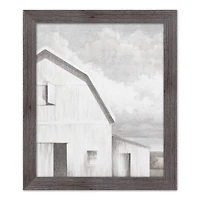 Neutral Barn Framed Print Wall Hanging