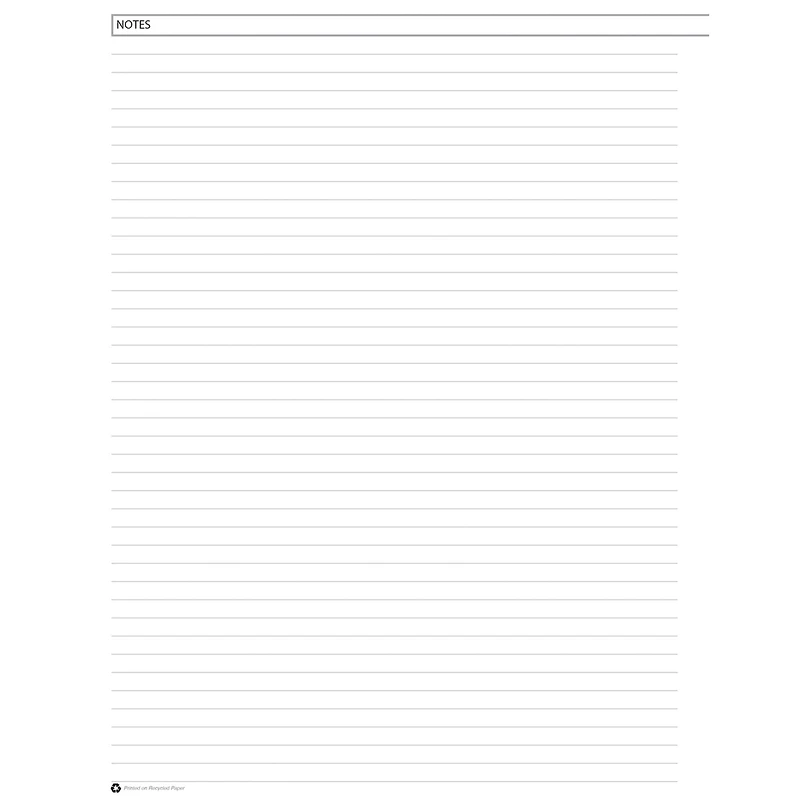 Blue Lesson Planner Book