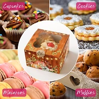 Kate Aspen Fall Cookie Boxes with Window & Seal Stickers, 30ct.