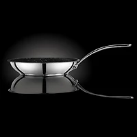 The Rock® by Starfrit® 10" Stainless Steel Nonstick Fry Pan with Stainless Steel Handle