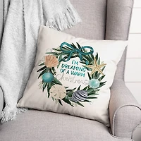 I'm Dreaming of a Warm Christmas Throw Pillow
