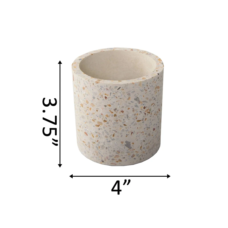 Flora Bunda 4" Terrazzo Pot