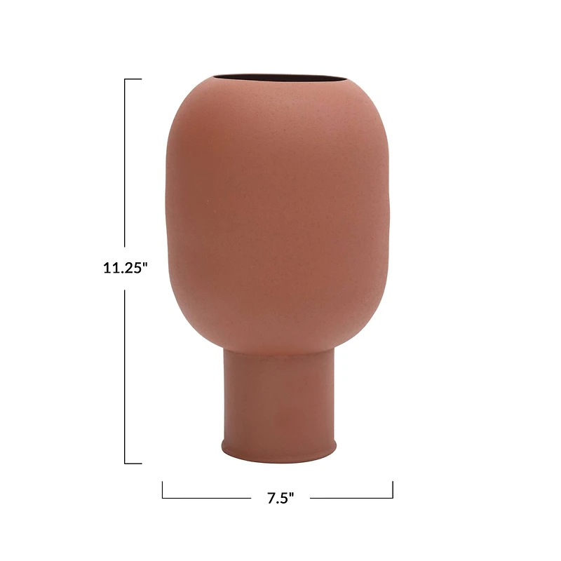 Hello Honey® 11.25" Sienna Textured Decorative Flower Vase