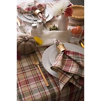 DII® 104" Give Thanks Plaid Tablecloth