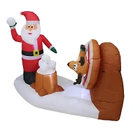 6ft. Inflatable Animated Snowball Fight