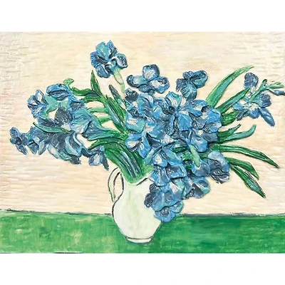 Irises in Vase Relief Painting Kit by Artist's Loft®