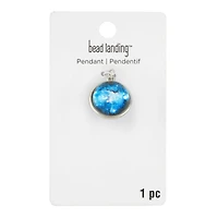 Blue Galaxy Sphere Pendant by Bead Landing™