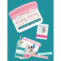 We R Memory Keepers Lowercase Word Punch Board