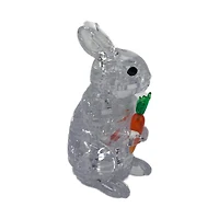 3D Crystal Puzzle - Rabbit (White): 43 Pcs