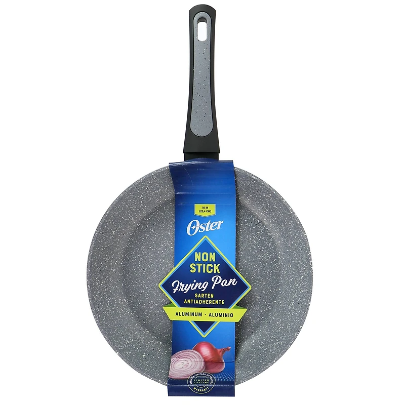 Oster Bastone 10'' Speckled Gray Aluminum Nonstick Frying Pan
