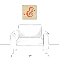 Rock And Roll Ampersand 16" x 16" Canvas Wall Art