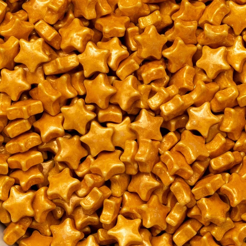 AC Food Crafting Star Bulk Pearlized Pressed Candy Sprinkles, 25lb.