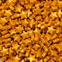 AC Food Crafting Star Bulk Pearlized Pressed Candy Sprinkles, 25lb.