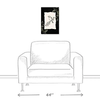 Bird On Leaf 12" x 18" Canvas Wall Art