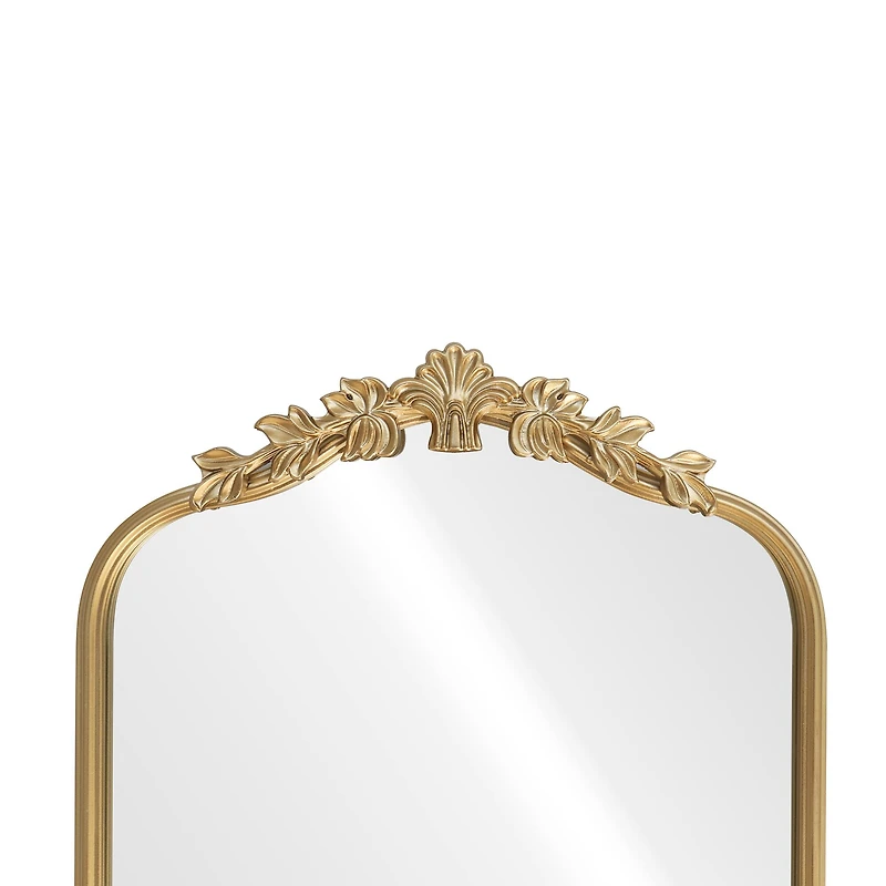 18" x 27" Ornate Arch Wall Mirror in Gold Metal Frame by Ashland®