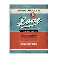 Stupell Industries Premium Grade Love Wooden Wall Plaque