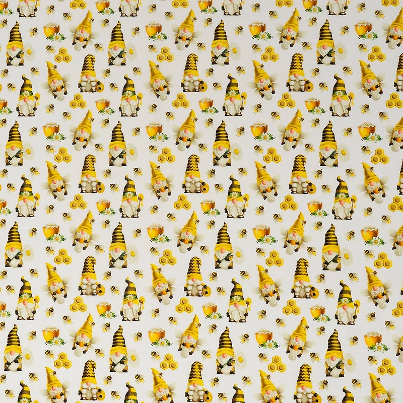 SINGER Honey Bee Gnomes Cotton Fabric Bundle