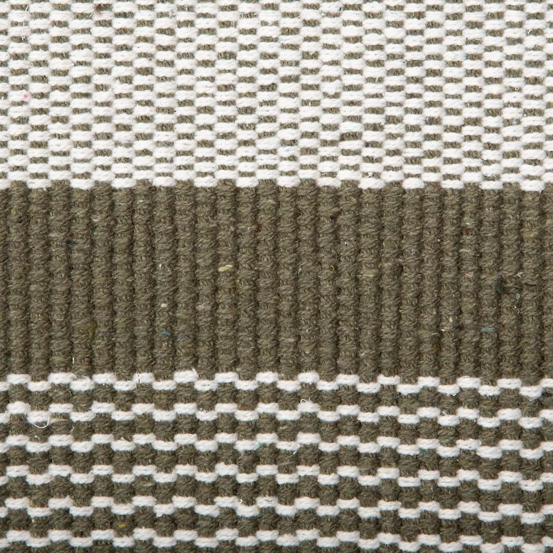 DII® Artichoke Cabana Stripe Recycled Yarn Rug, 2ft. x 3ft.