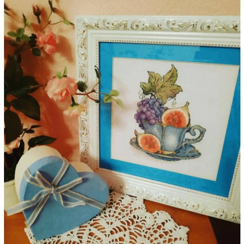 MP Studia Grapes & Fig Cross Stitch Kit
