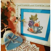 MP Studia Grapes & Fig Cross Stitch Kit