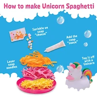 Faber-Castell® Soap Noodles Unicorn Spaghetti Bathtub Set