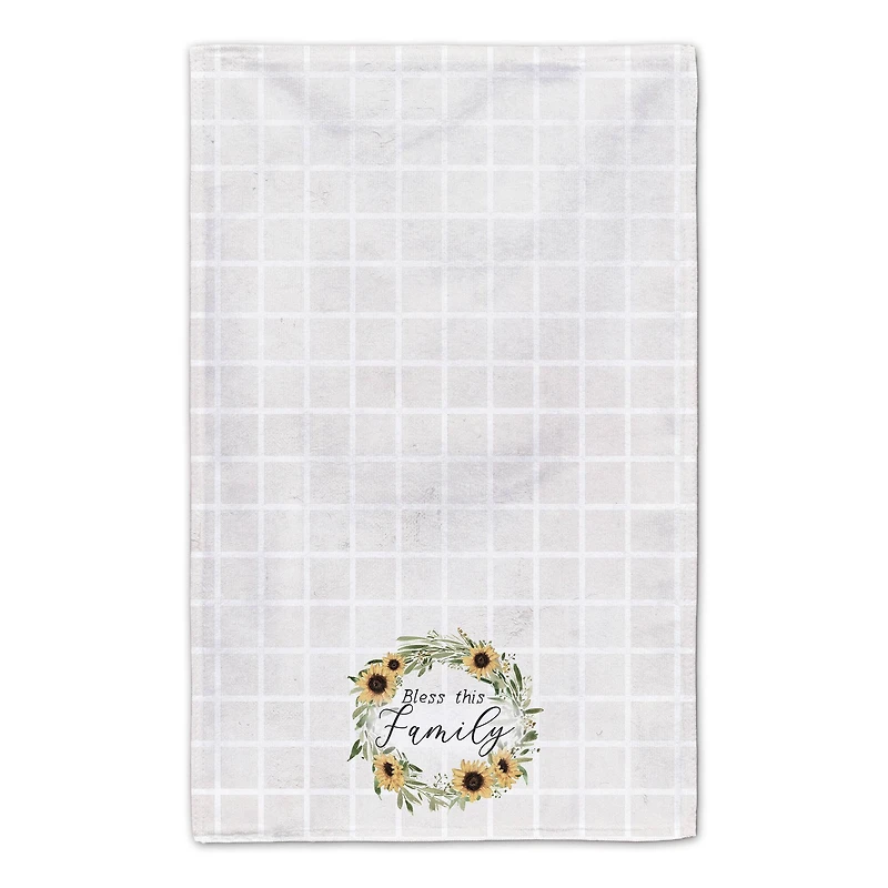 Wreath with Sunflowers 16" x 25" Towel Set