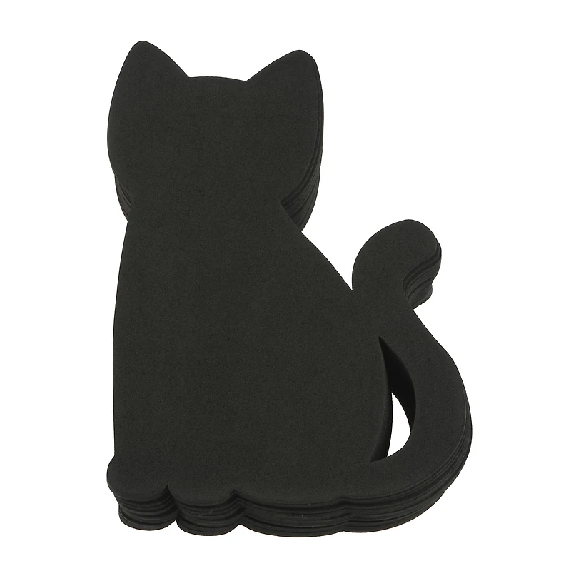 6" Black Cat Foam Shapes, 15ct. by Creatology™