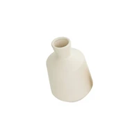 7.5" Cream Ceramic Minimalistic Vase