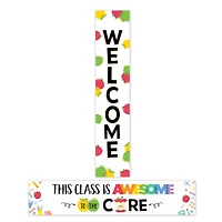 Creative Teaching Press® Apple Time Two-Sided Welcome Banner, 8" x 39", Pack of 2