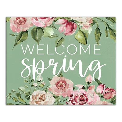 Welcome Summer 16" x 20" Canvas Wall Art