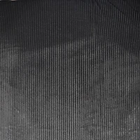 Feldman Black Ribbed Stretch Velvet Fabric
