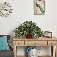21" Puff Ivy Plant with Decorative Vase