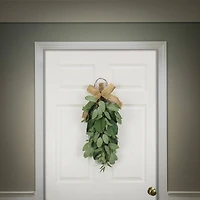 26" Eucalyptus & Magnolia Leaf Swag