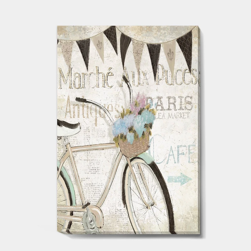 Designart - French Bicycle Flea Market I