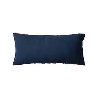 Hello Honey® 27" x 12" Botanical Embroidered & Tufted Fabric Lumbar Pillow