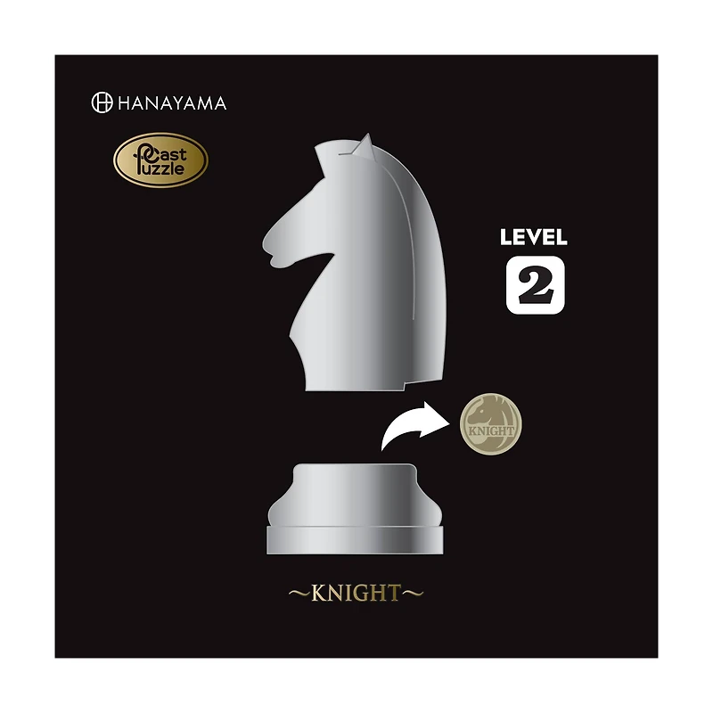 Hanayama Level 2 Cast Chess Puzzle - Knight