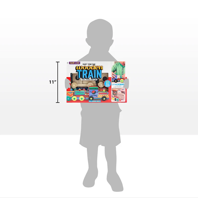 Made by Me® Paint Your Own Wooden Train