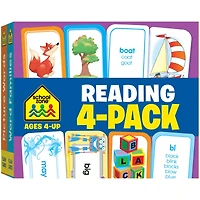 School Zone Publishing Reading Flash Card, 4ct.