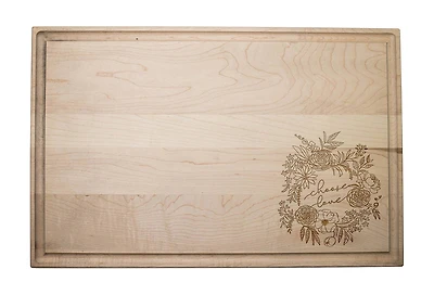 Choose Love 17" x 11" Maple Cutting Board