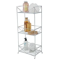 Bath Bliss Chrome Geode 3 Tier Spa Tower