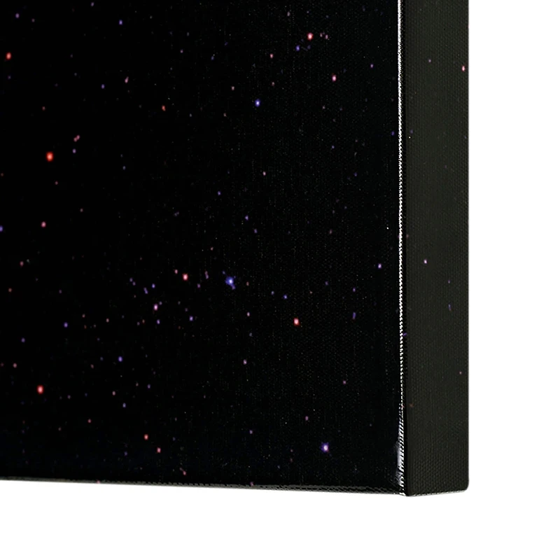 American Art Décor™ 36" NASA Hubble 30 Years Galaxy Glossy Canvas Wall Art Print