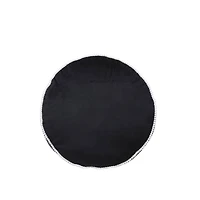 17" Black Round Ghost Accent Pillow by Ashland®