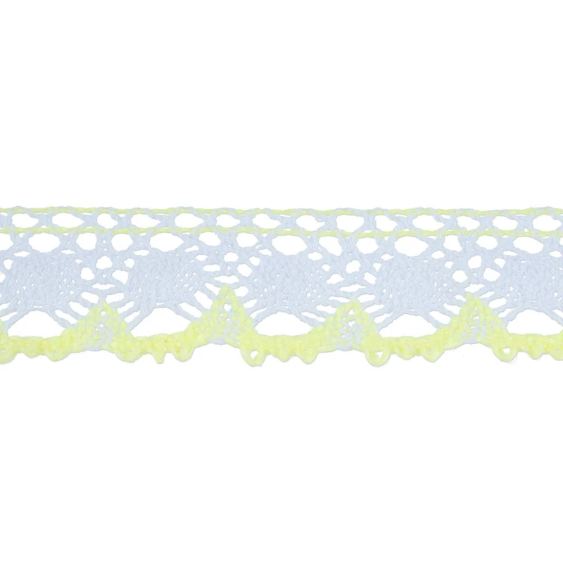 1.8" Yellow Scallop Crochet Trim by Celebrate It®