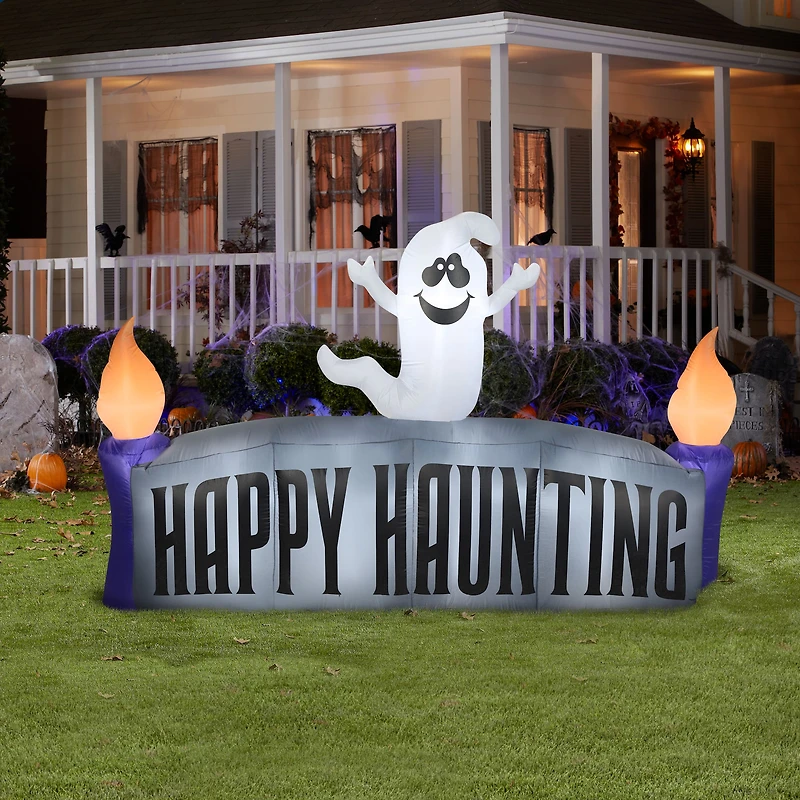 4ft. Airblown® Inflatable Halloween Happy Haunting Ghost