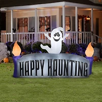 4ft. Airblown® Inflatable Halloween Happy Haunting Ghost
